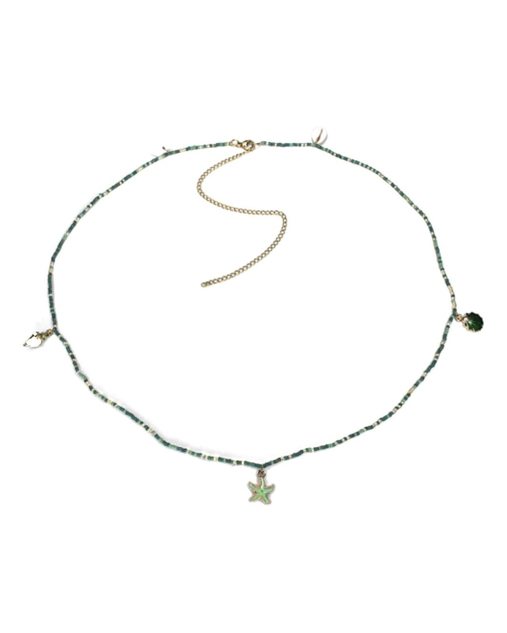 Milchee Metallic Tummy Glass Bead With Seacharms