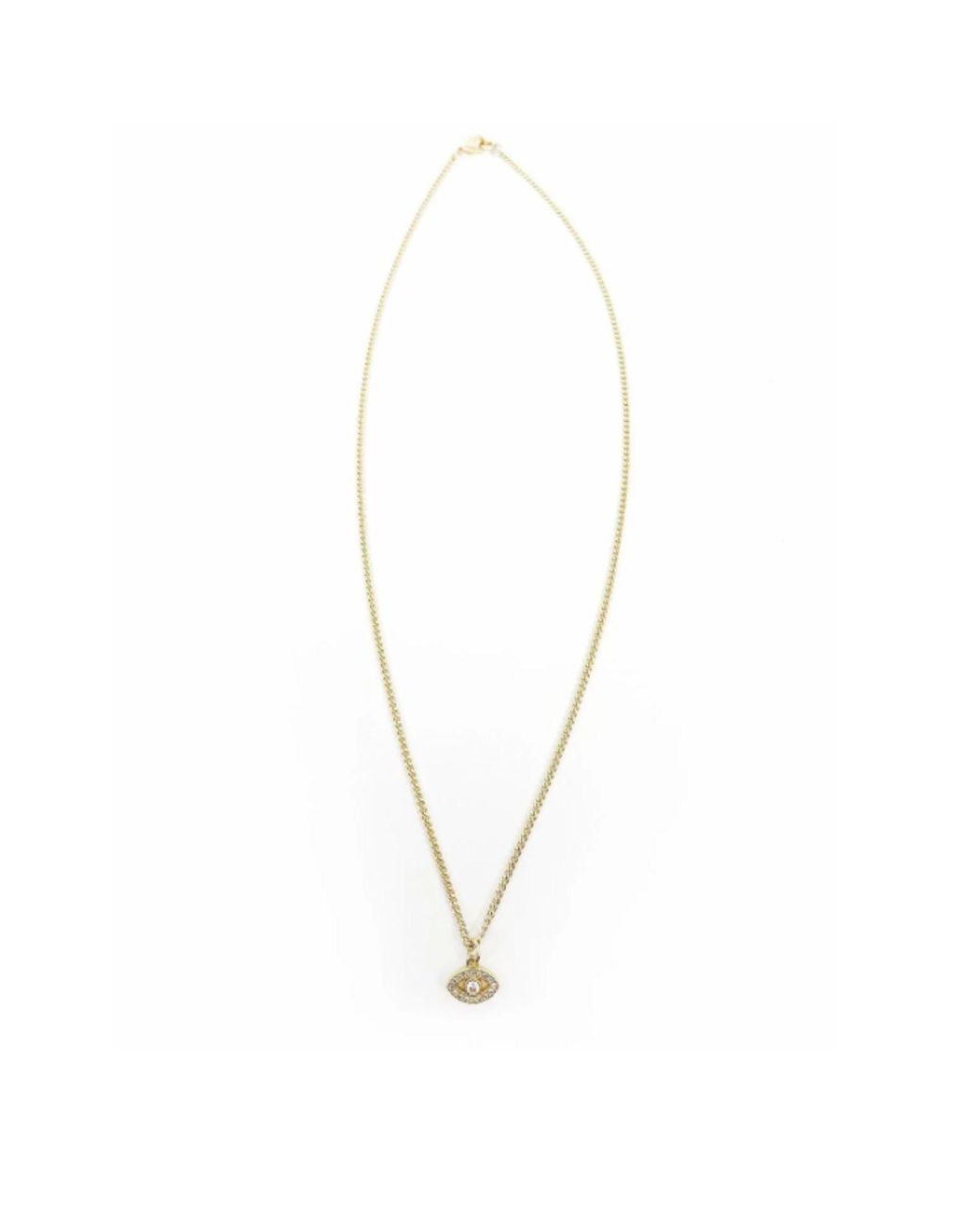 Rachel Nathan Metallic Eye Of Protection Necklace