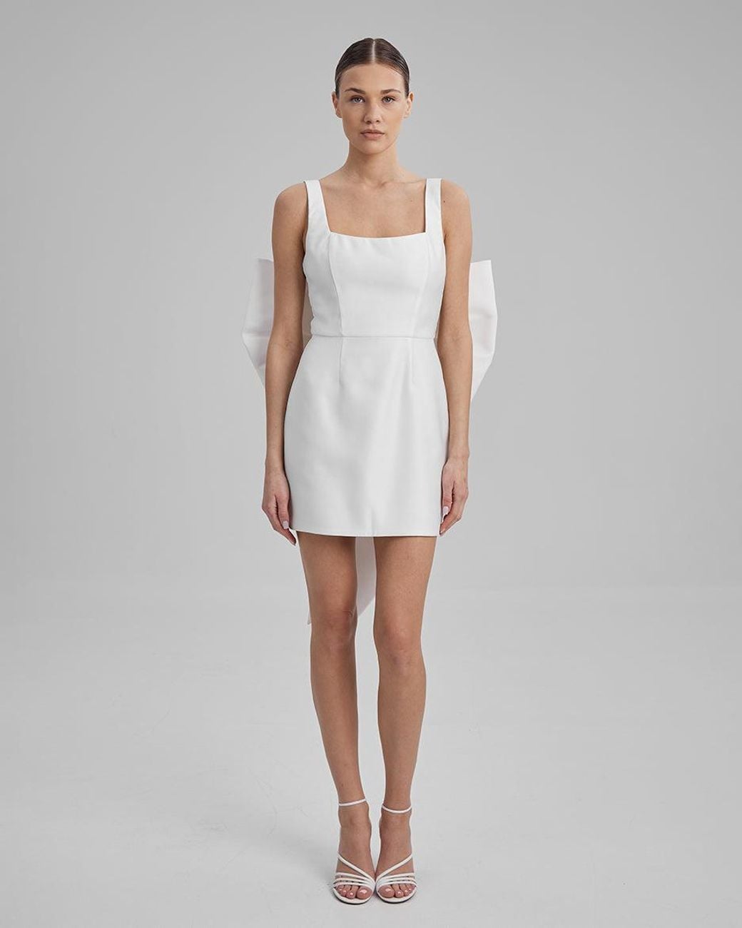 Baé Special Moments White Luna Dress + Big Bow