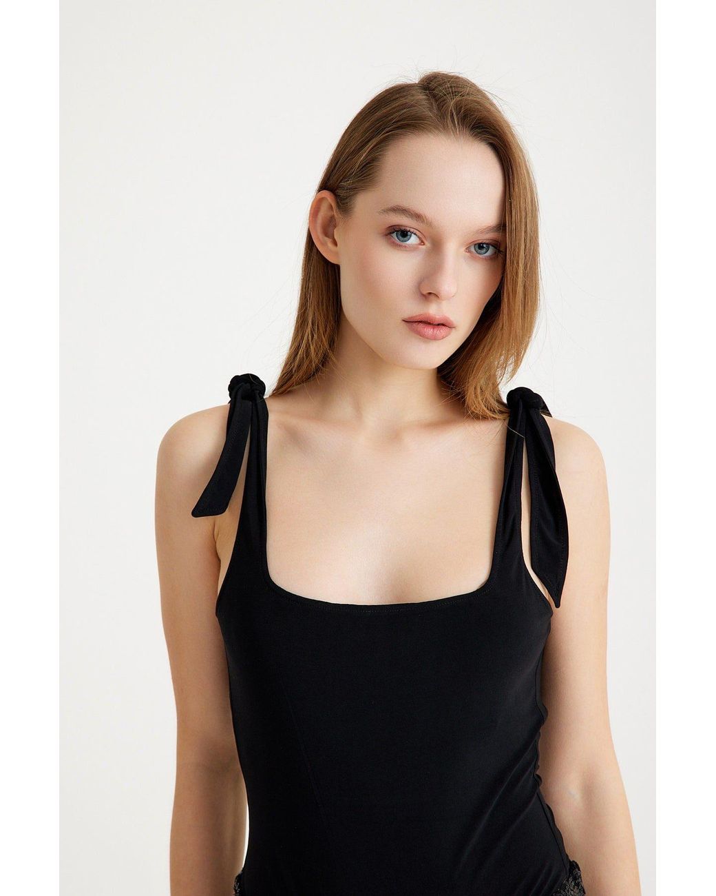 Growny Black Mita Bodysuit