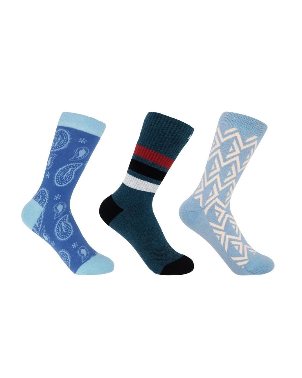 Peper Harow - Made in England Blue Organic Socks Bundle –