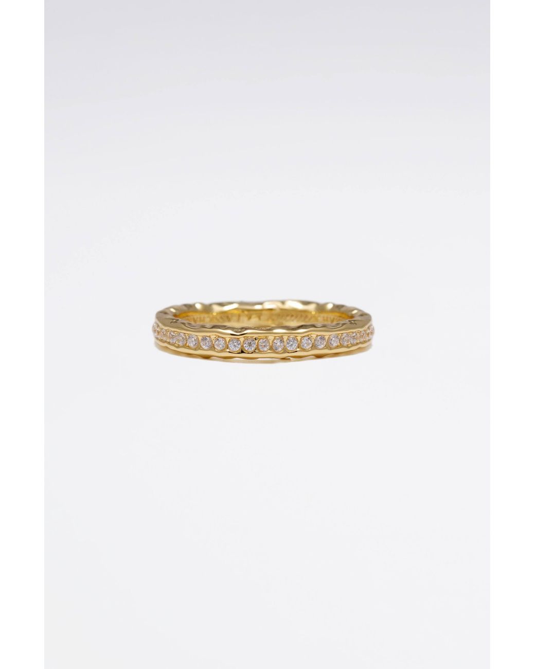 Classicharms Metallic Sophie Molten Eternity Stackable Ring