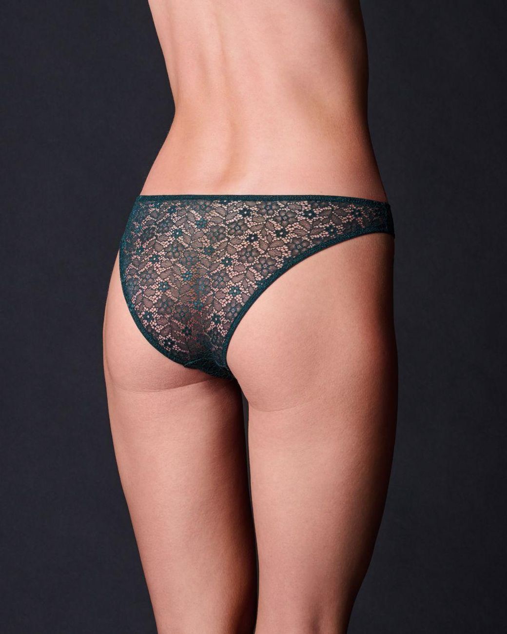 Journelle Gray Alix Cheeky Bikini Noir