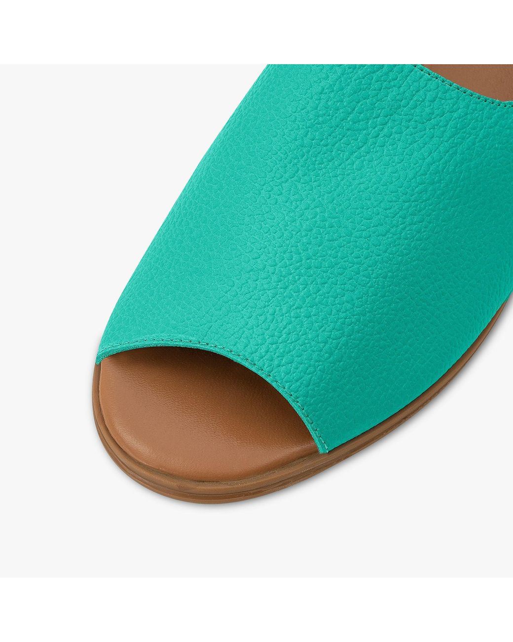 Womads Green Peep Toes
