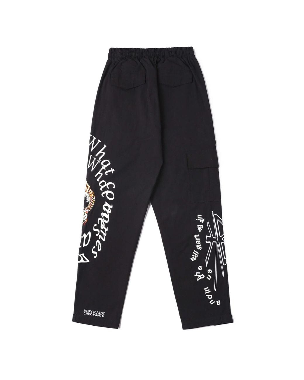 VERYRARE Black Ouroboros Pants for men