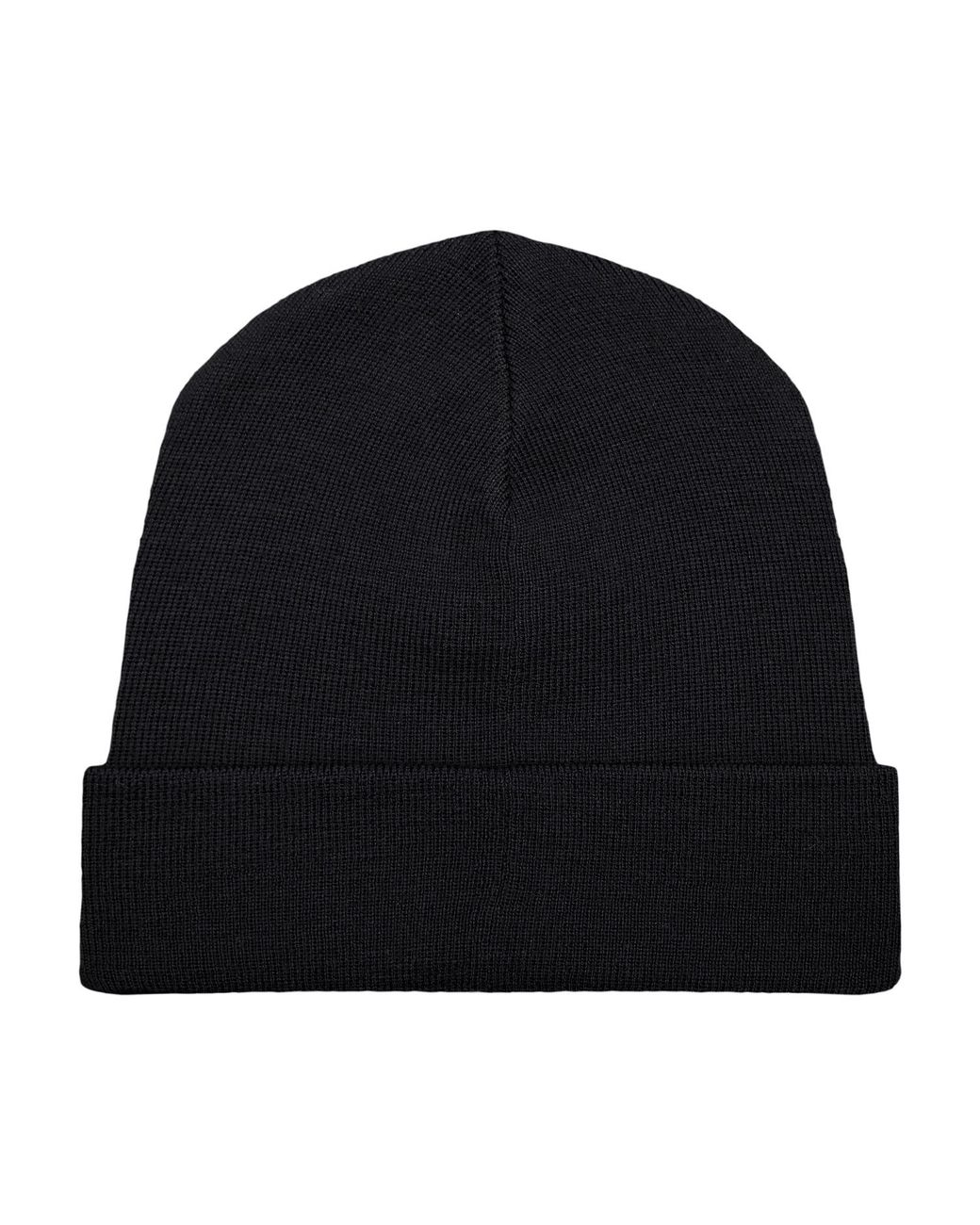 Paul James Knitwear Black Heavyweight Extra Fine Merino Wool Amble Watch Cap for men