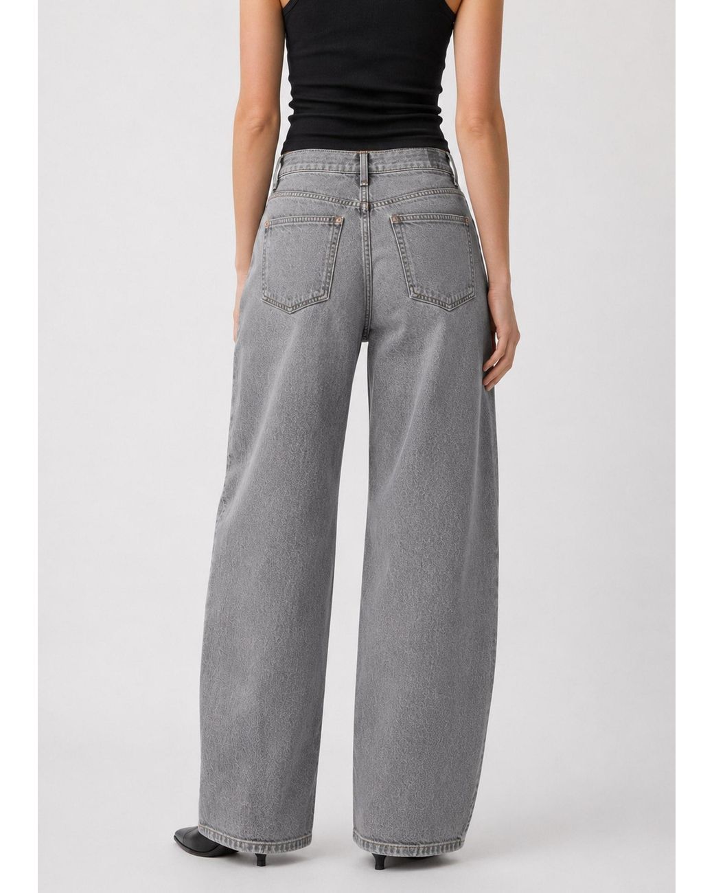 NOEND Gray Kallie Relaxed Curve