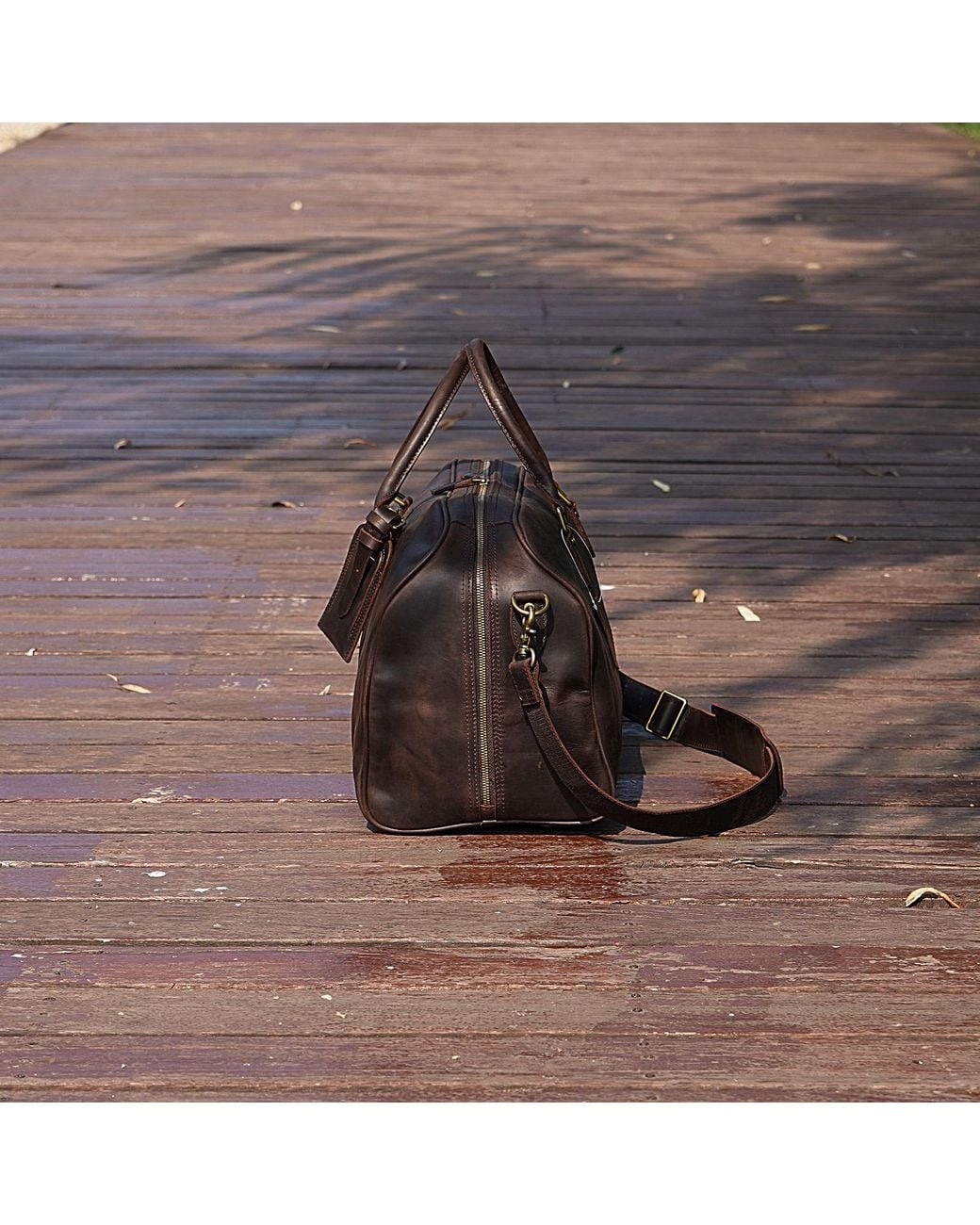 Touri Black Dark Worn Look Weekender
