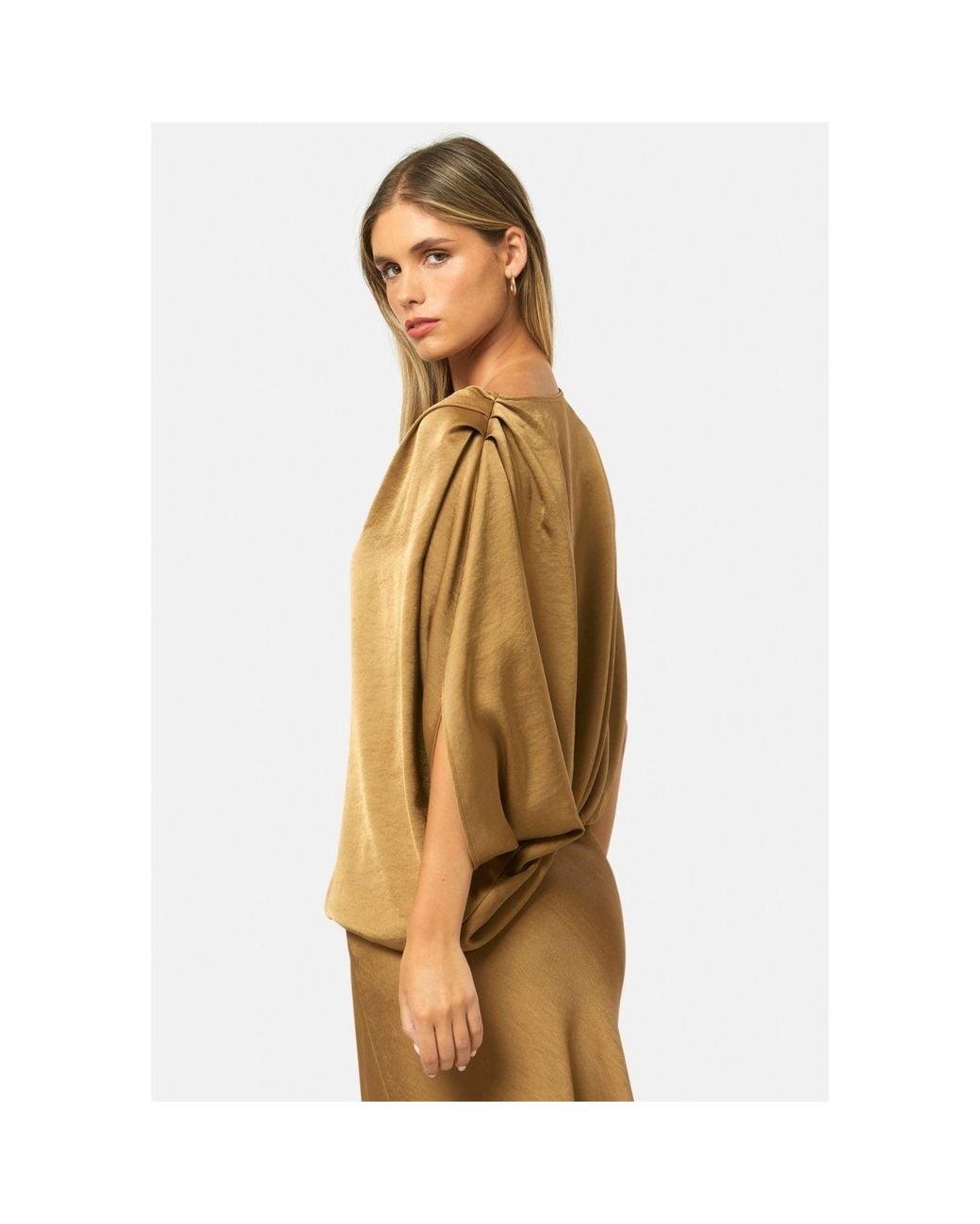 Helen Mcalinden Natural Berna Antique Brass Blouse