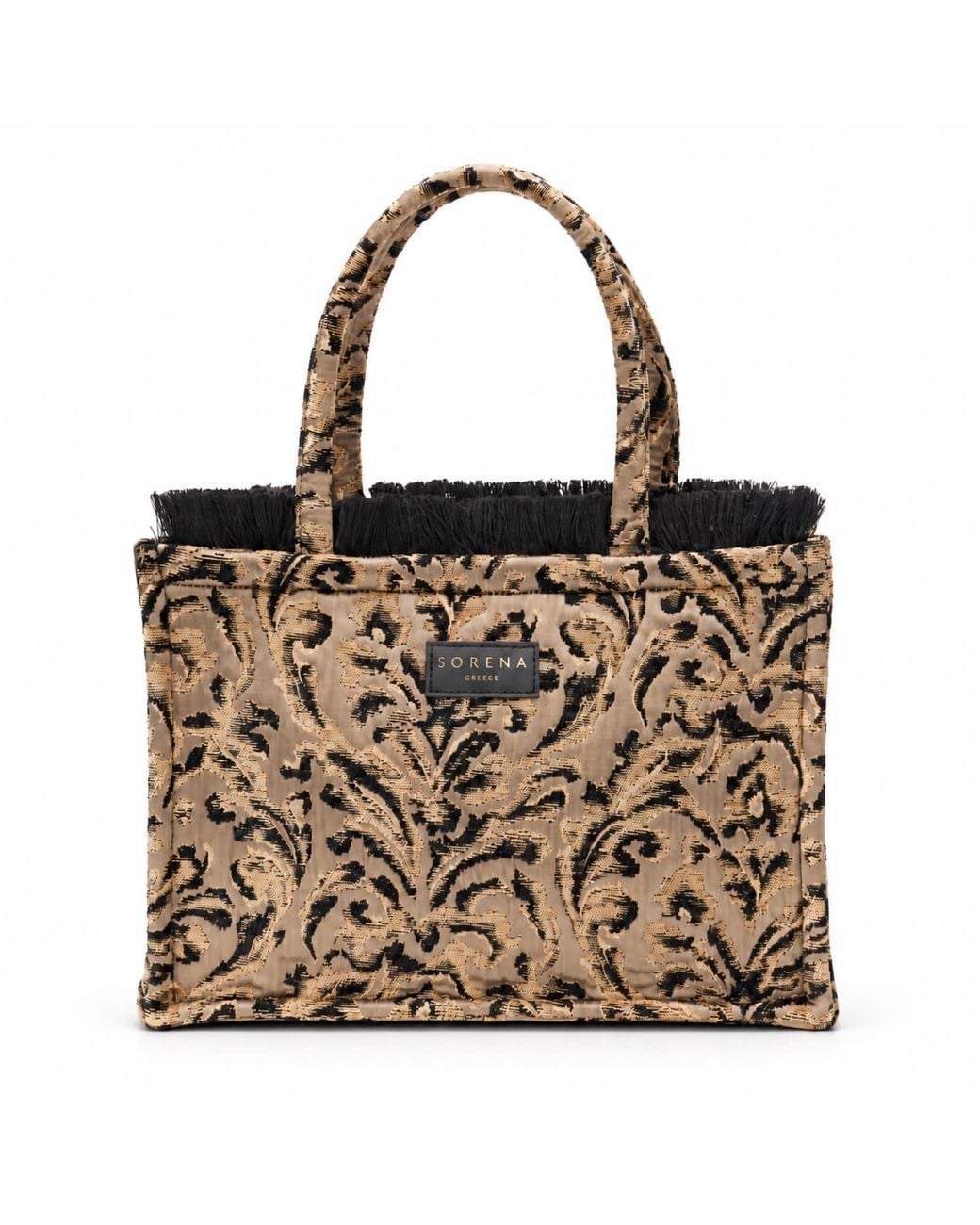 Sorena Brown Neutrals Arabella Medium Tote Bag