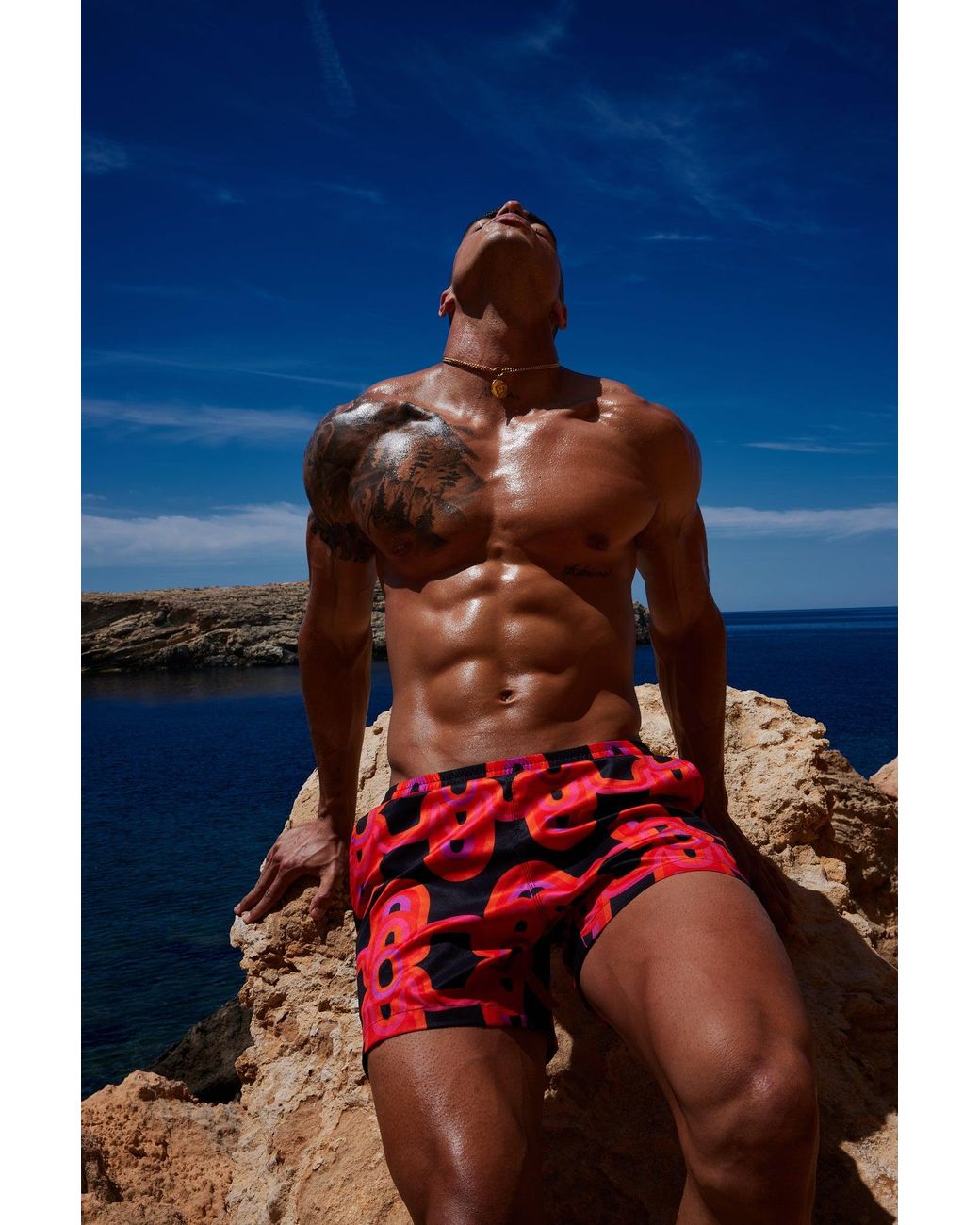 Julia Clancey Red South Bay Boardie Olympia for men
