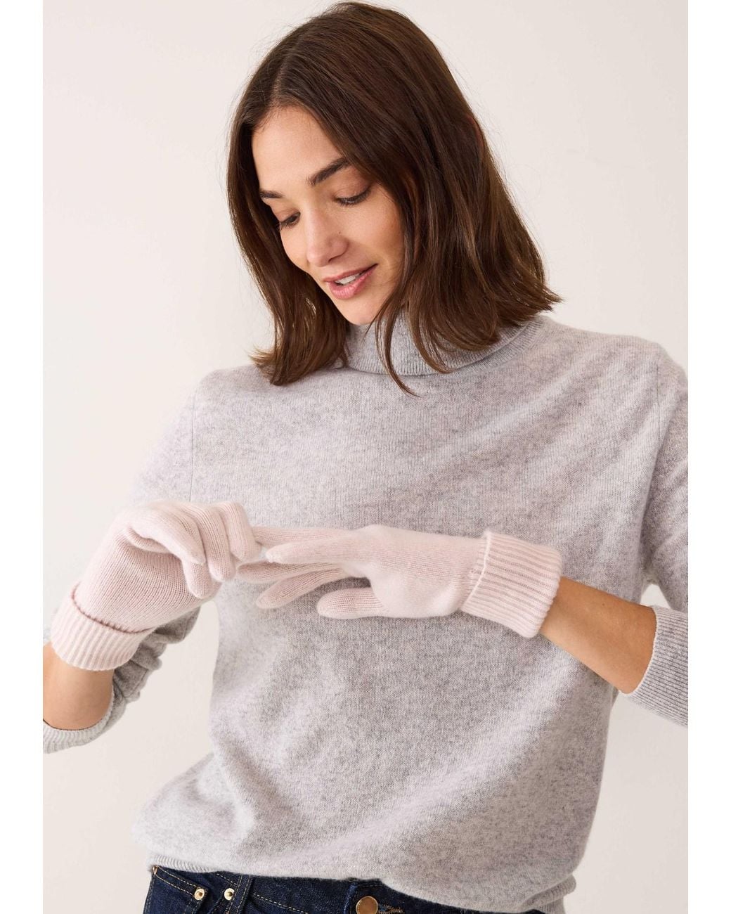 Loop Cashmere Pink Cashmere Glove