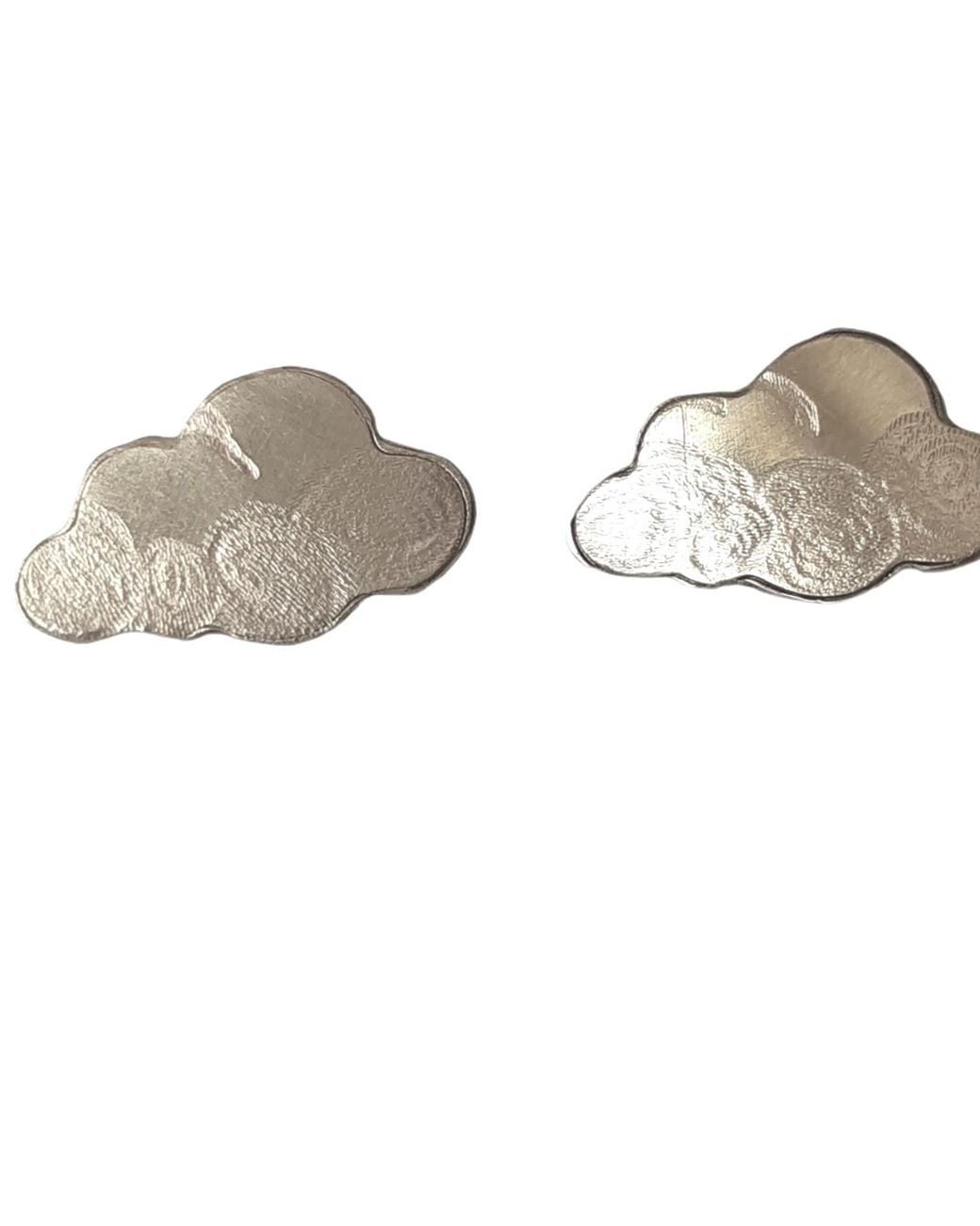 Lily Flo Jewellery Metallic Cloud 9 Earrings On Sterling