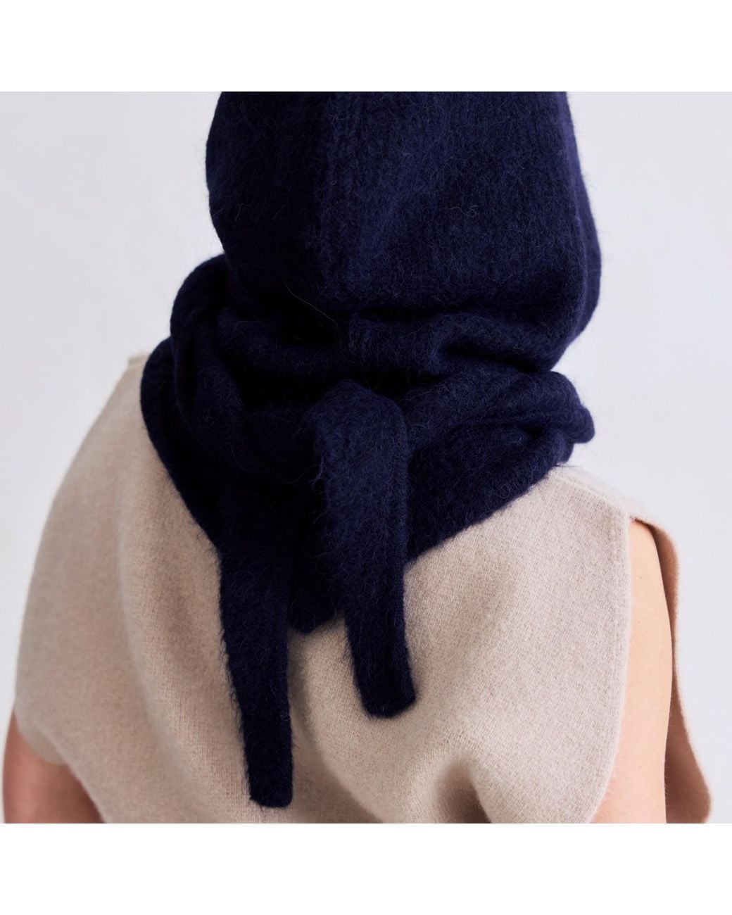 Arctic Fox & Co. Blue The Alpaca Hooded Scarf