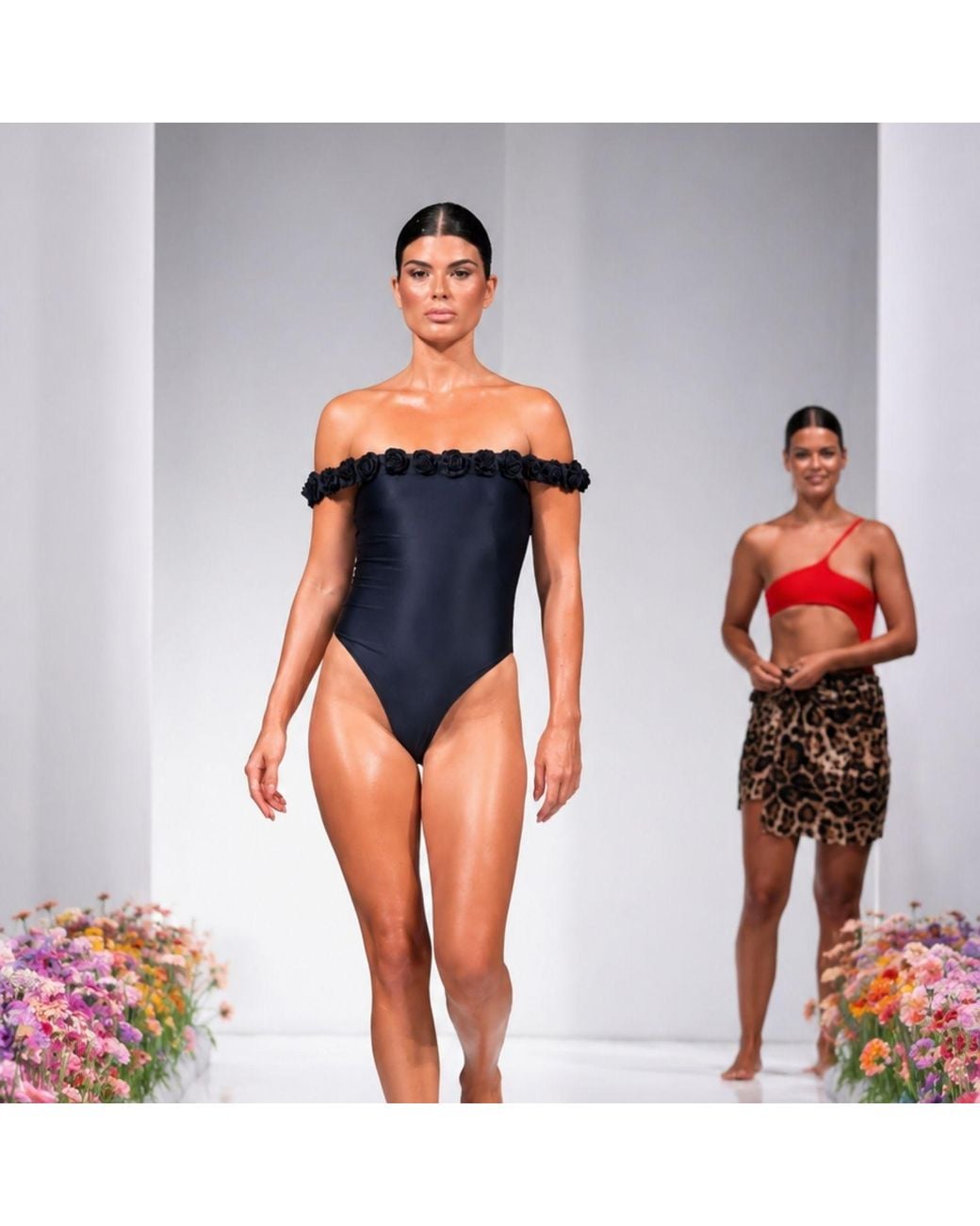 Misari Blue Rose Swimsuit