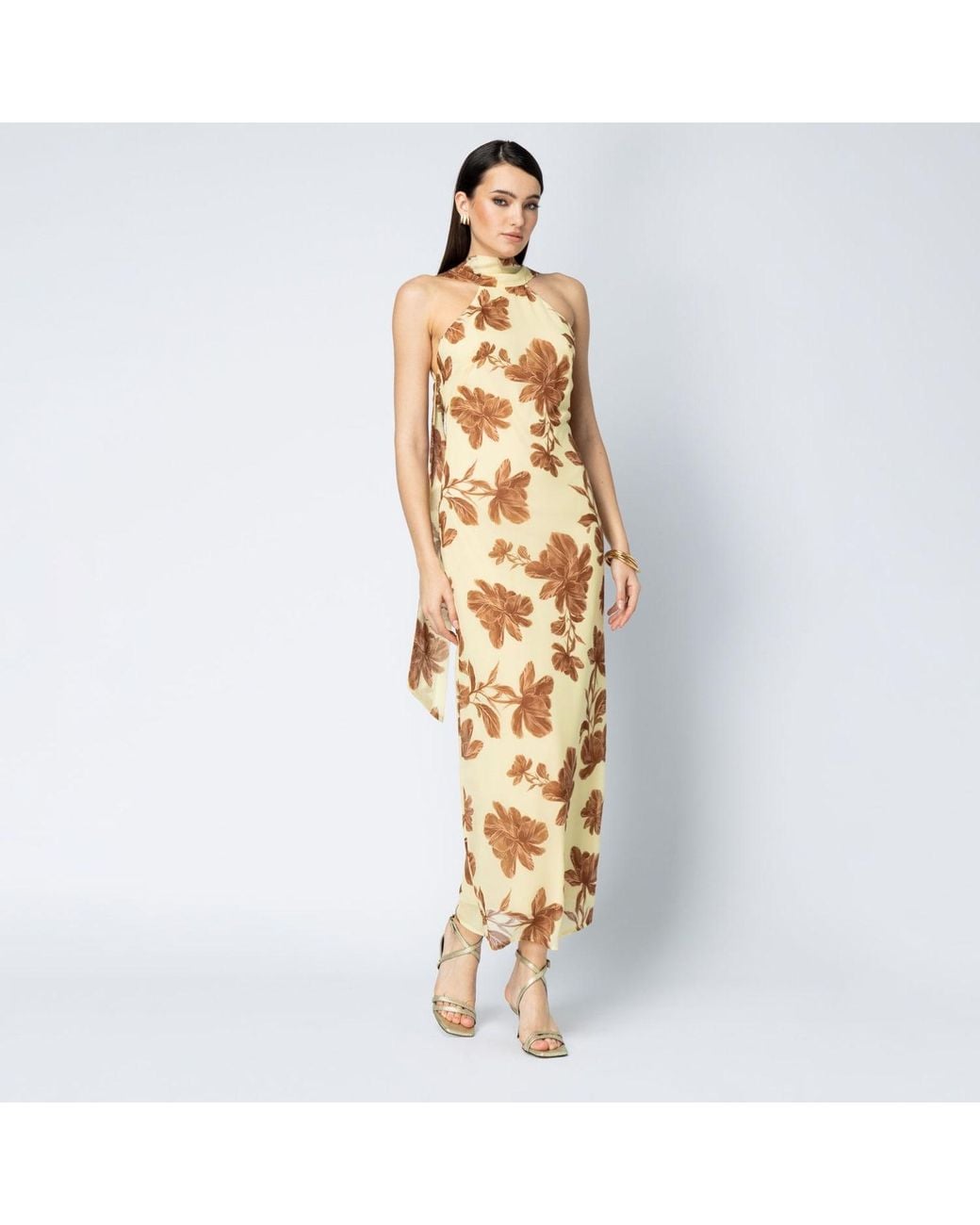 Forever Young the label Metallic Sienne Floral Dress