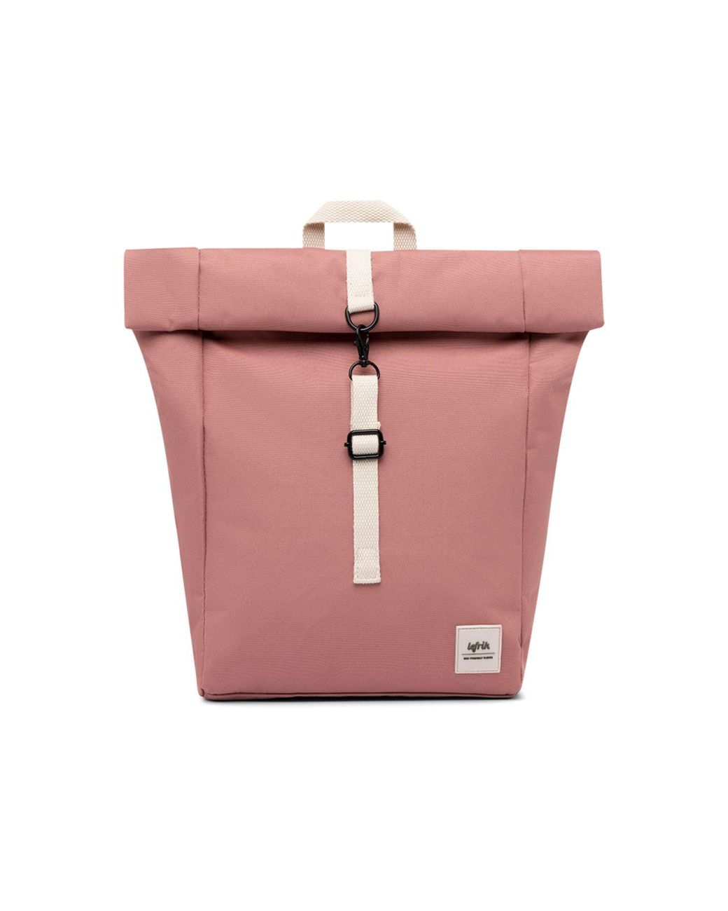 Lefrik Pink Roll Top Mini Backpack Dust