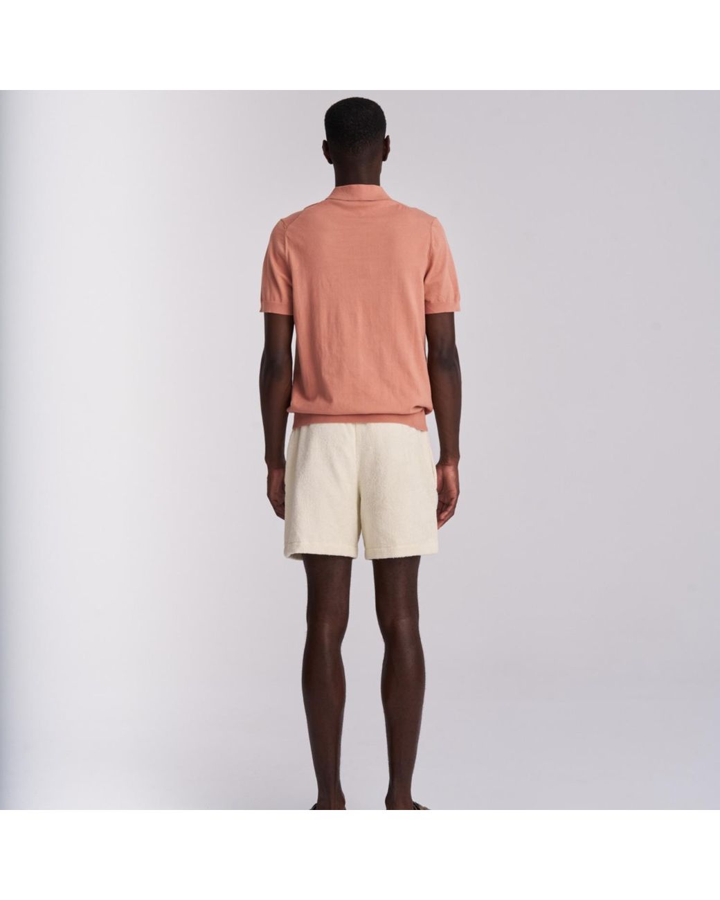Little Mariner Natural Off- Terry Shorts for men
