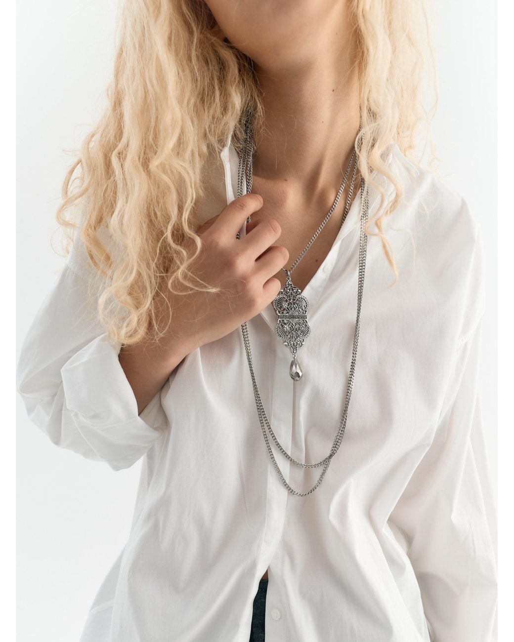 Sita Nevado White Abu Necklace