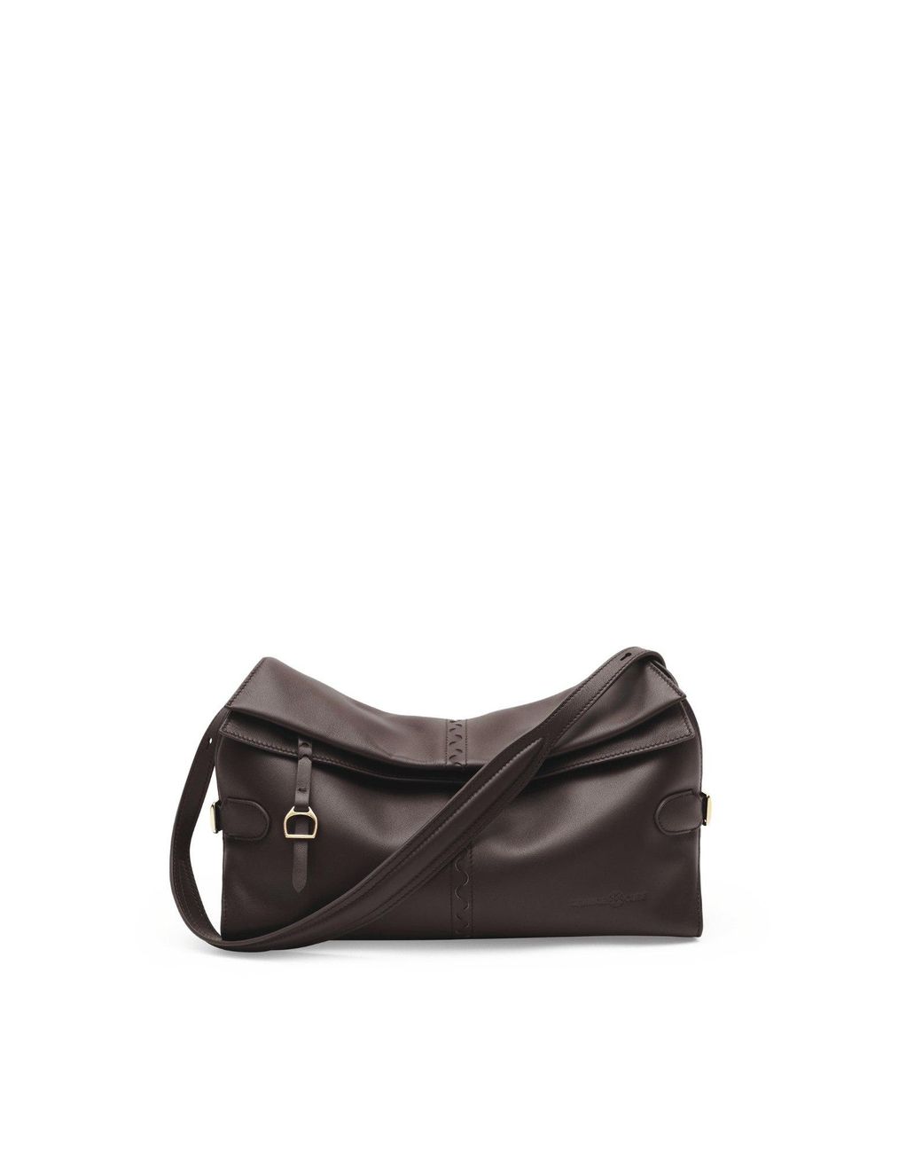 Orange Cube Black Fantina Folded Hobo Bag