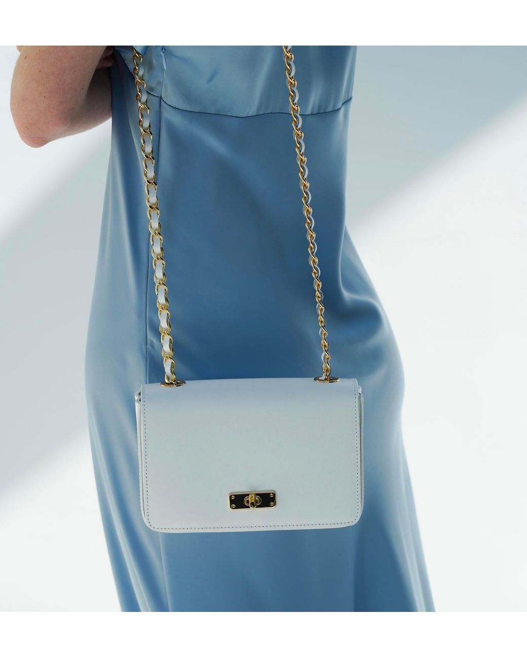Apatchy London White The Grace Leather Bag
