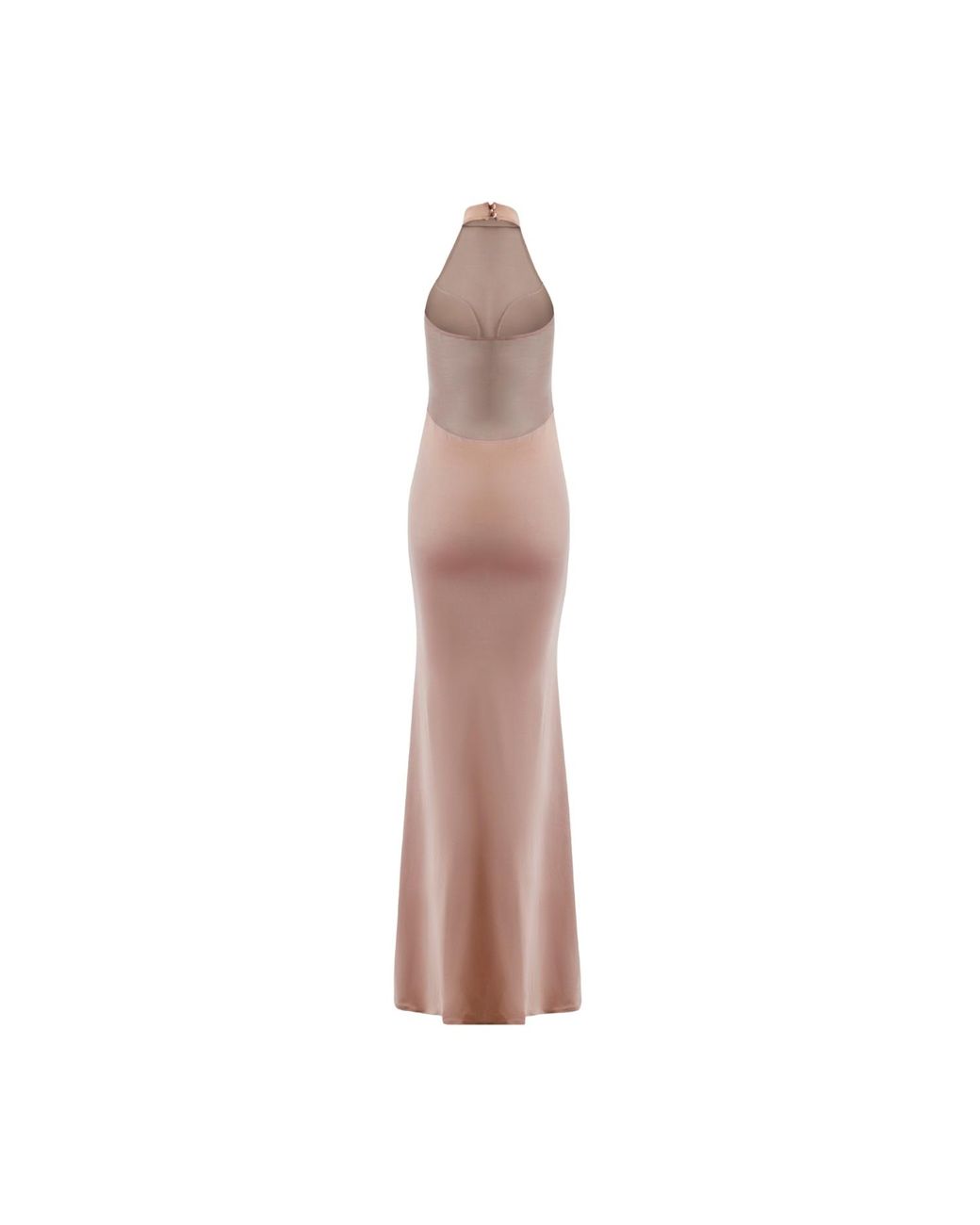 OW Collection Brown Neutrals Selia Bodycon Maxi Dress