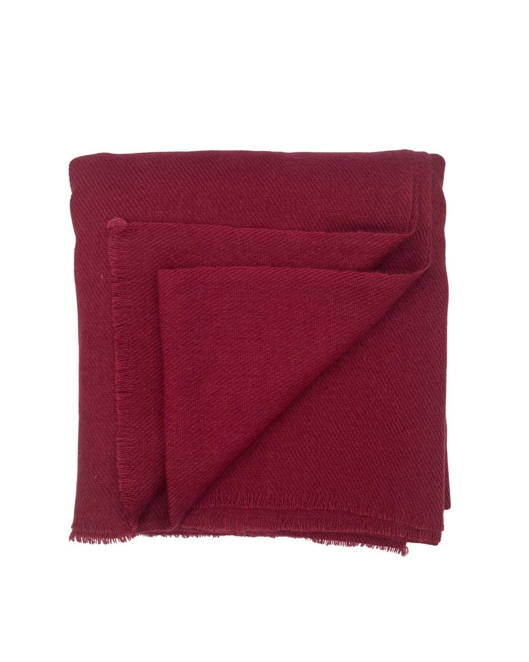 Heritagemoda Red Pure Cashmere Large Scarf