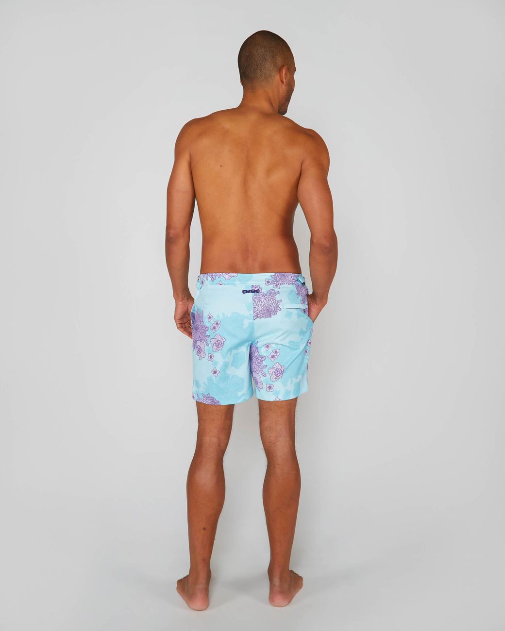 Lords of Harlech Blue Pool Mumms Dream Swim Short for men