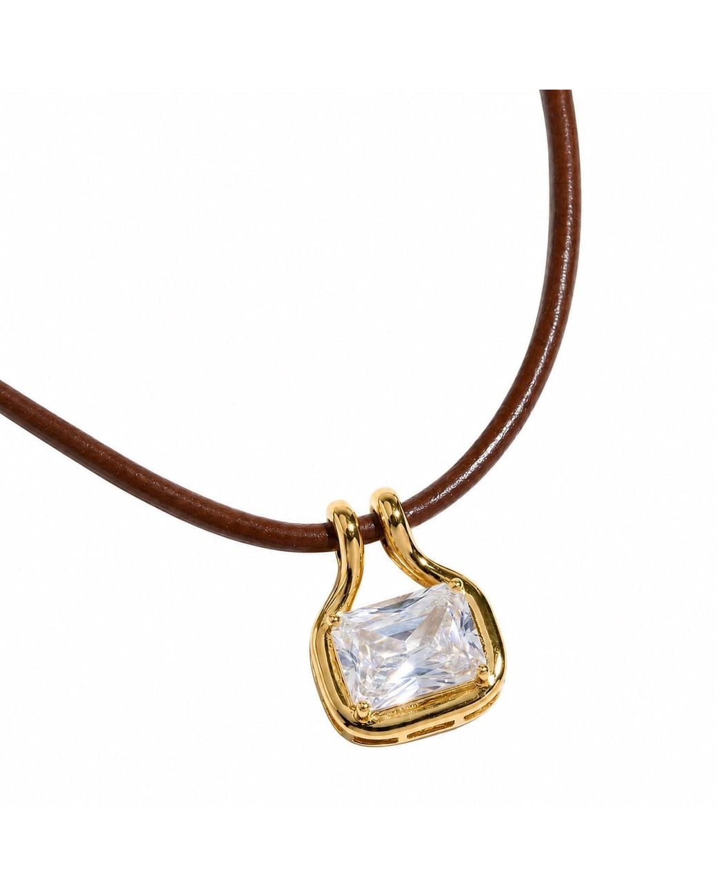 The M Jewelers Brown The Naia Gem Pendant Necklace