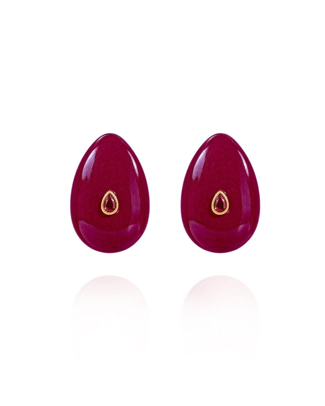 Saule Label Red Nelle Earrings
