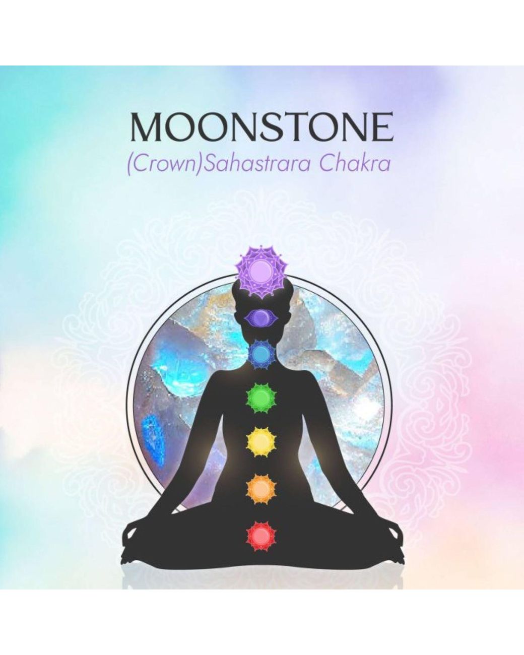 The Jewellery Store London Metallic Crown Chakra/Sahastrara Charm Necklace