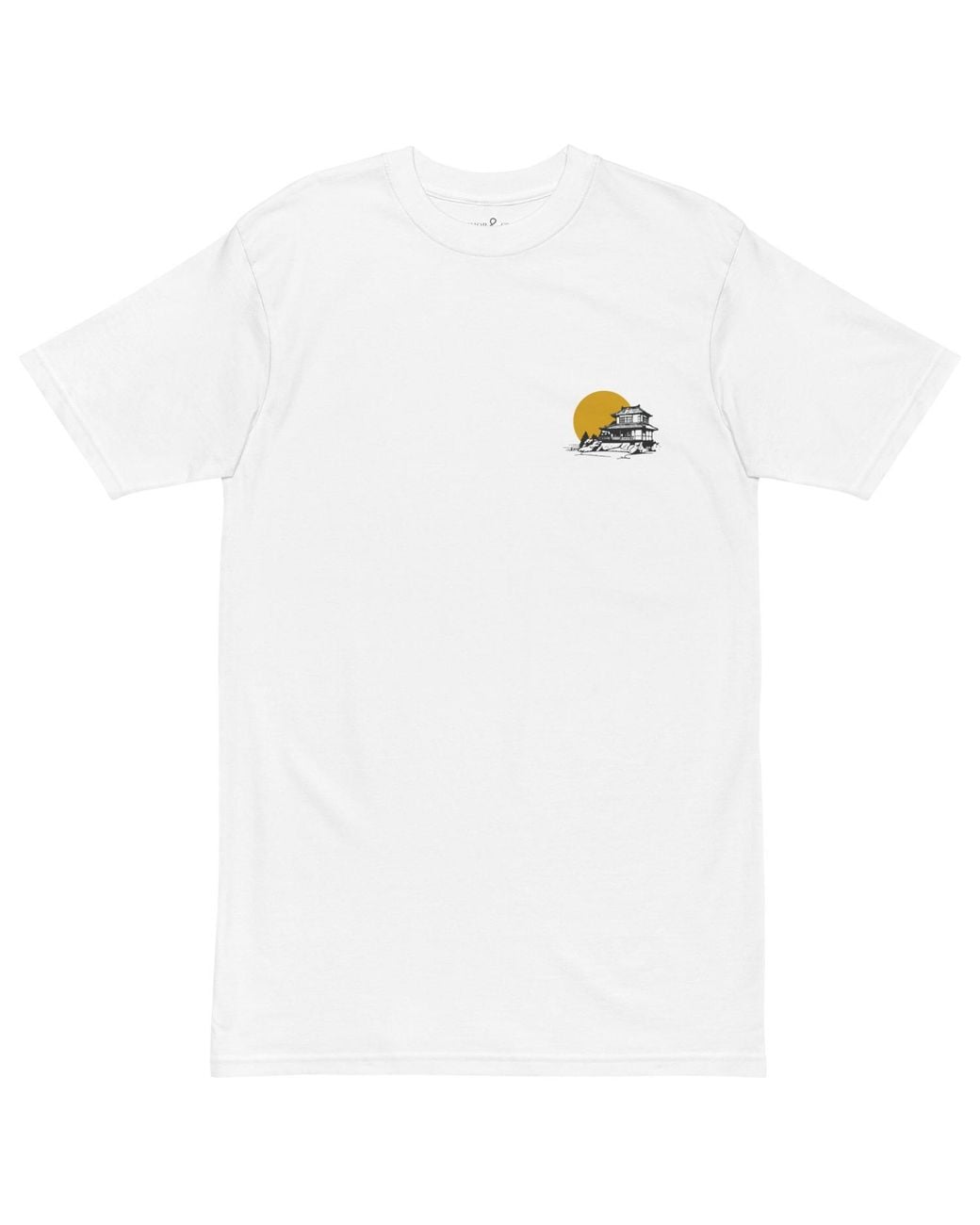 Anchor and Crew Three Farmhouse Japan Era Heavy Cotton T-Shirt in White ...