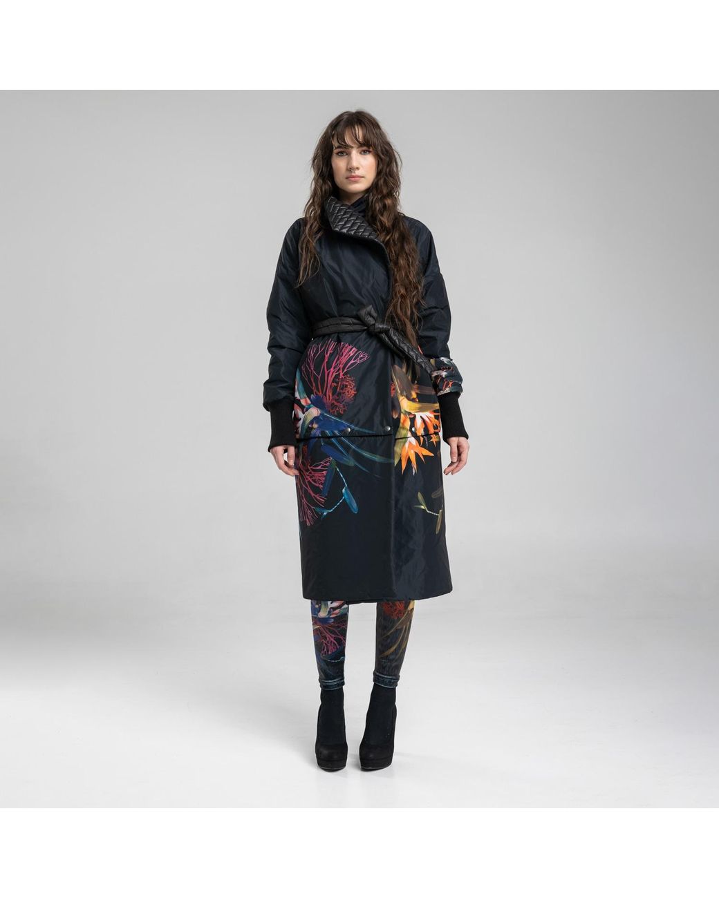 ARTISTA Blue Versatile Reversible Quilted Jacket
