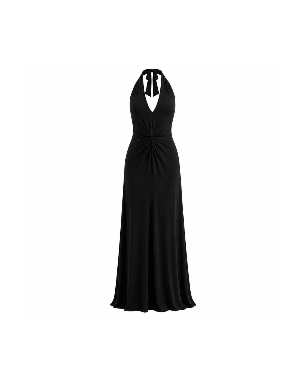 Maison De Gala Black Sienna Noir Halter Dress
