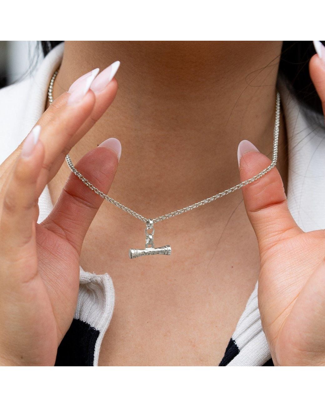 Dower & Hall Metallic Nomad T-Bar Pendant