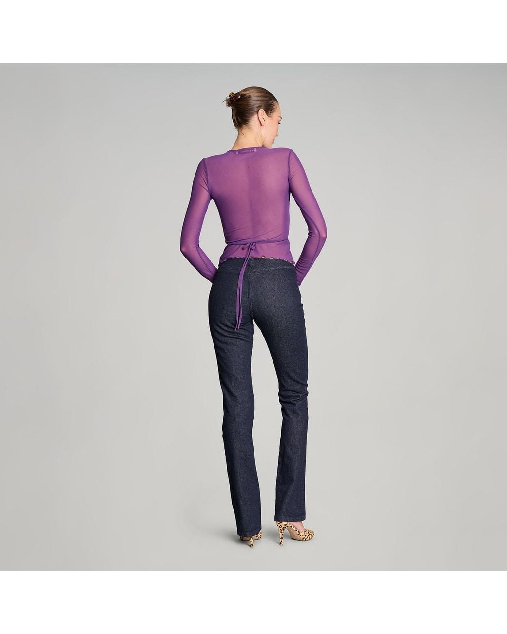 Love and Nostalgia Blue Little Denim Trouser – Deep Ink Wash