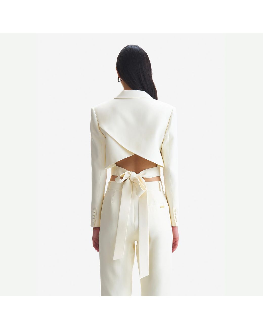 Emma Wallace White Lucile Jacket