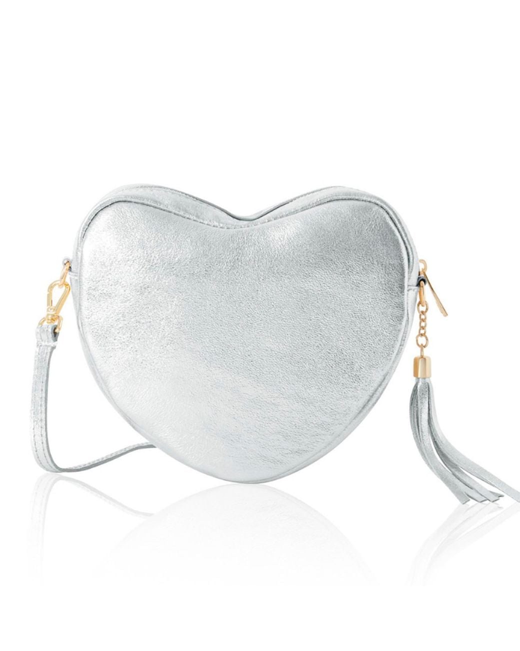 Betsy & Floss Gray Venice Heart Bag
