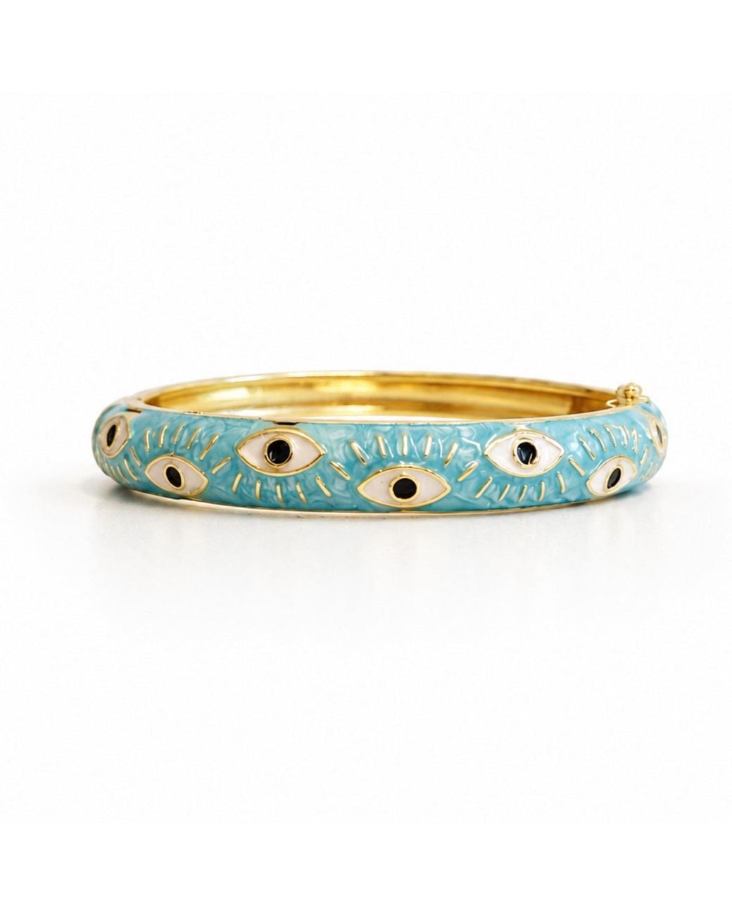 Nuvv Collection Blue And Evil Eye Bangles