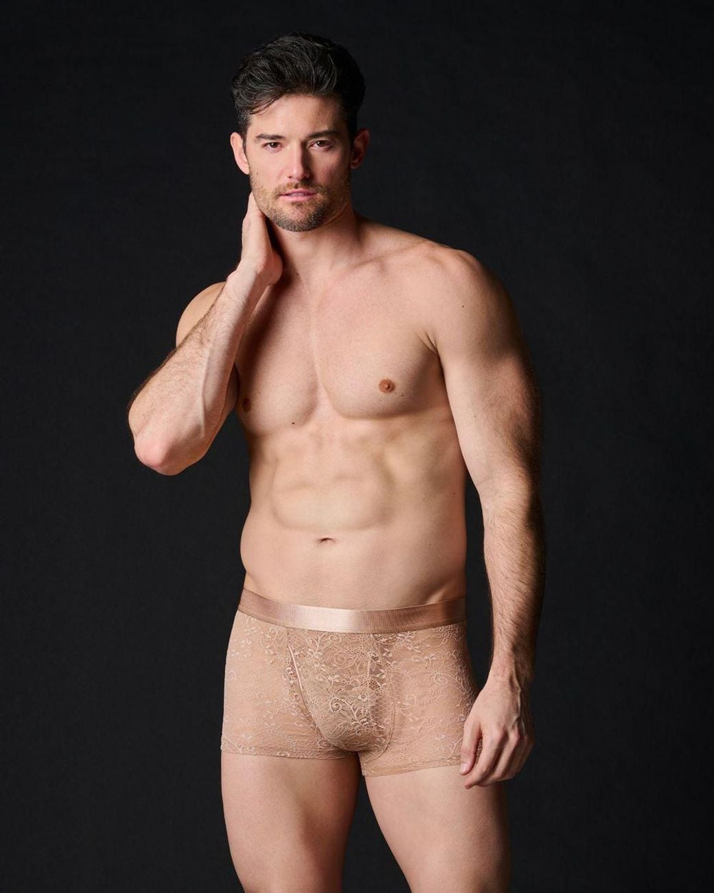 Journelle Pink Neutrals Sapna Boxer Brief Blush for men