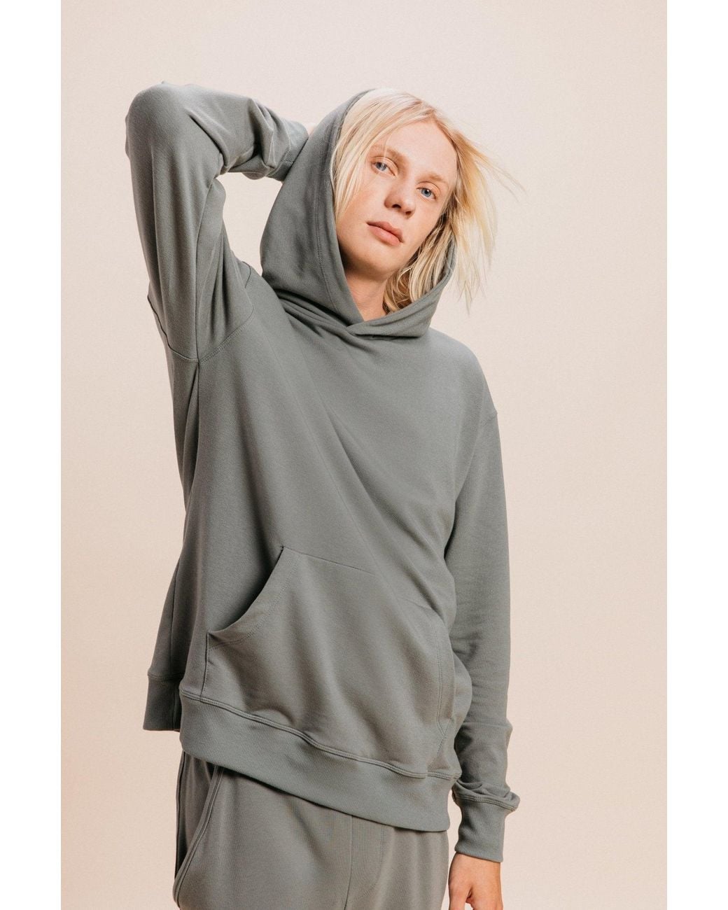 Ocio Leisurewear Gray Classic Softcore Hoodie for men