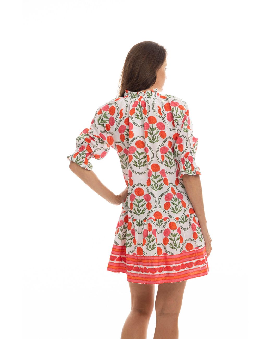 Bindu Red Claire Dress