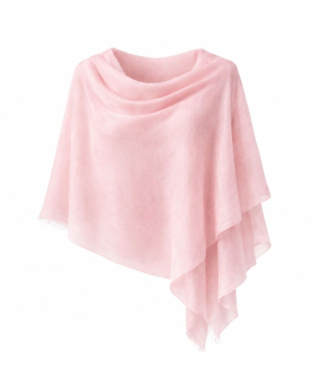 Fiora Muse Pink Ultralight Cashmere Shawl