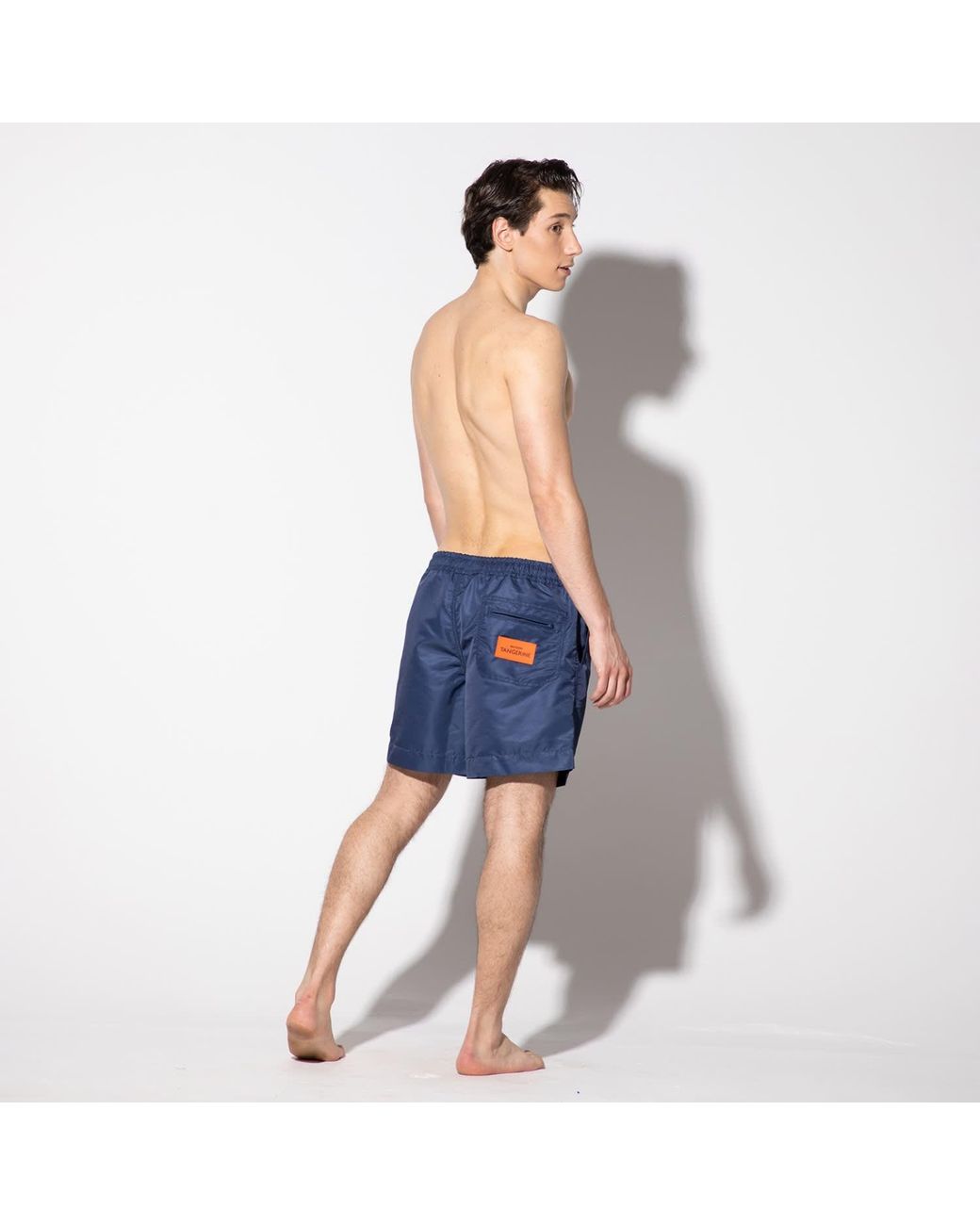 Maison Tangerine Blue Deep Swim Shorts for men