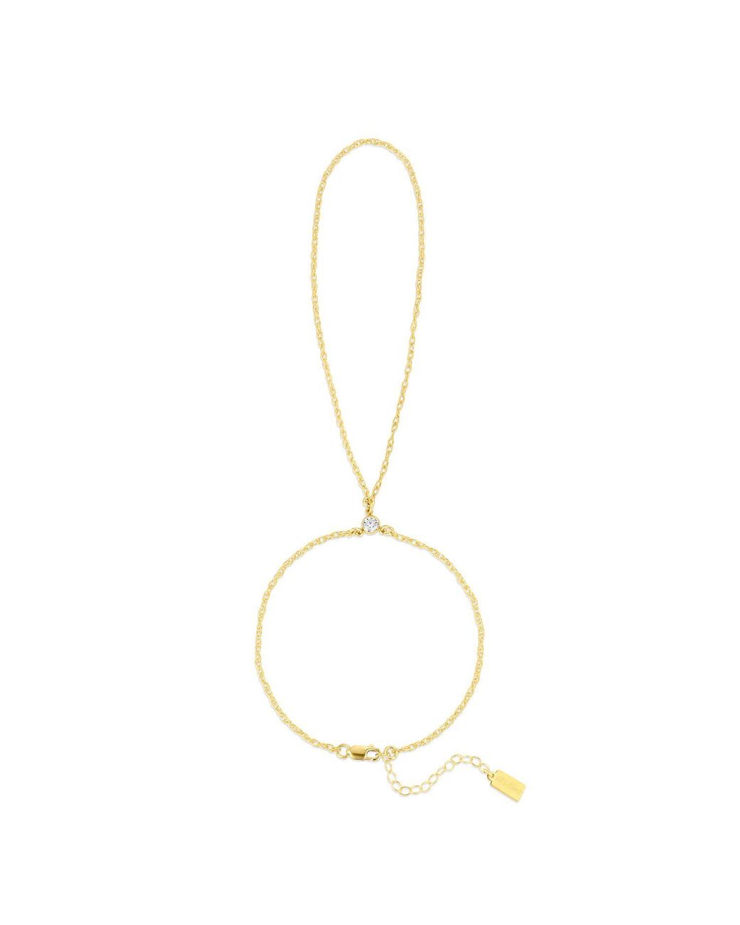 SET & STONES Metallic Teagan Hand Chain