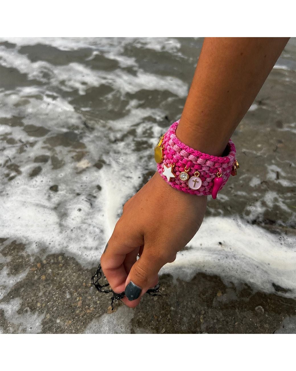 Hilo De Mar Red Gradiente Bracelet
