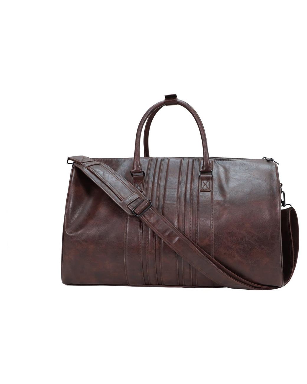 Storm Brown Atlas Panelled Holdall for men