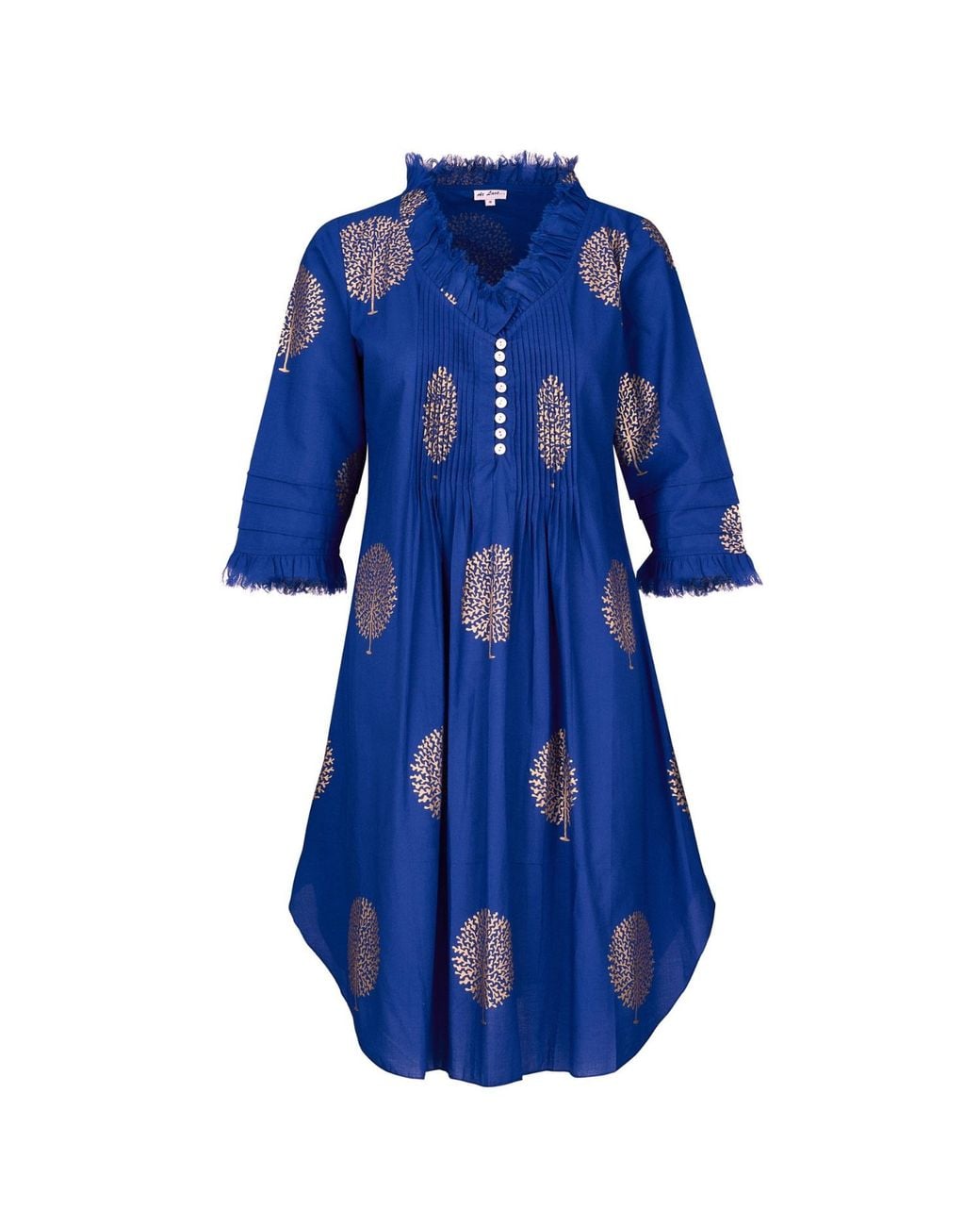At Last Blue Cotton Annabel Tunic