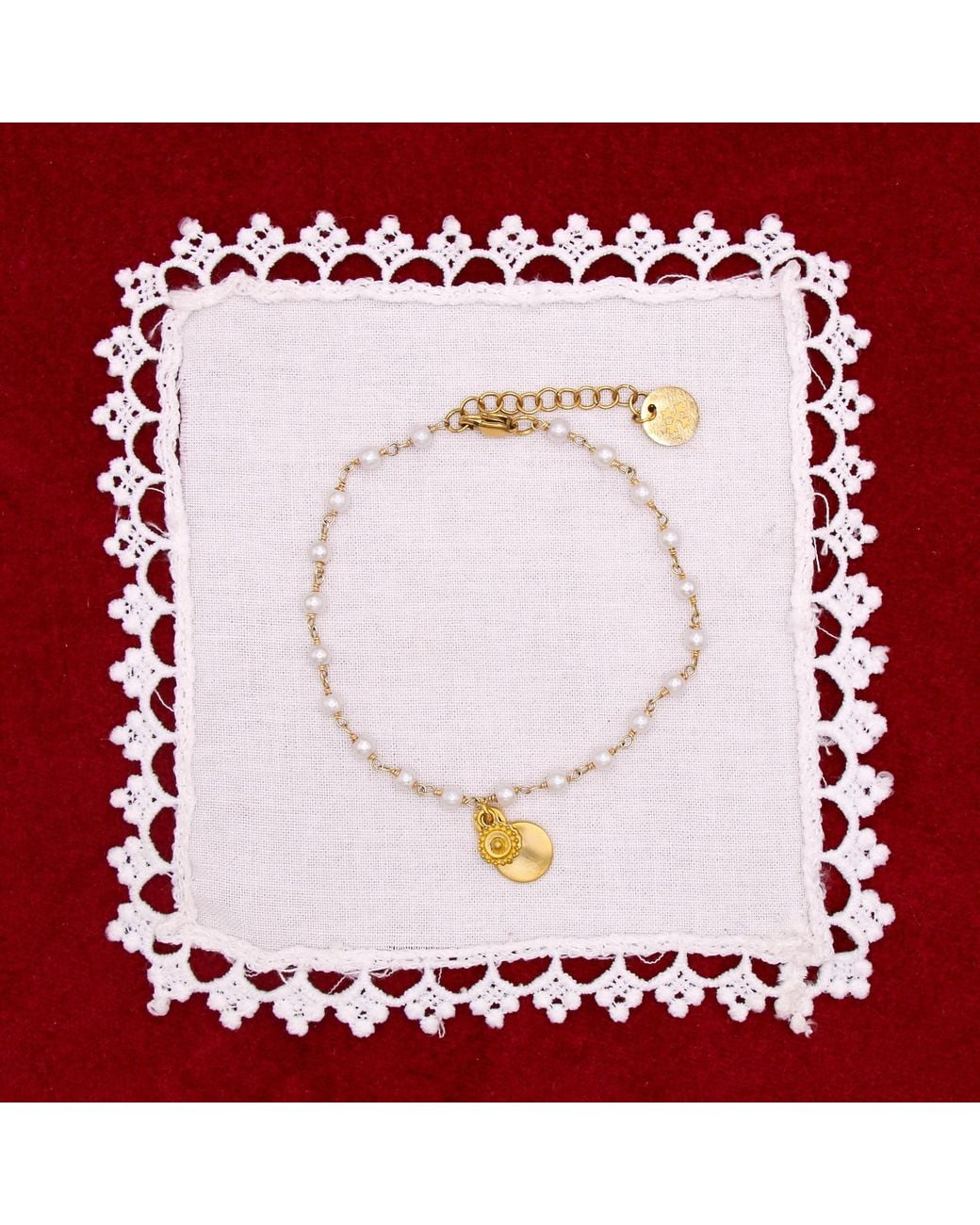 Iris London Metallic Mini Mala Bracelet