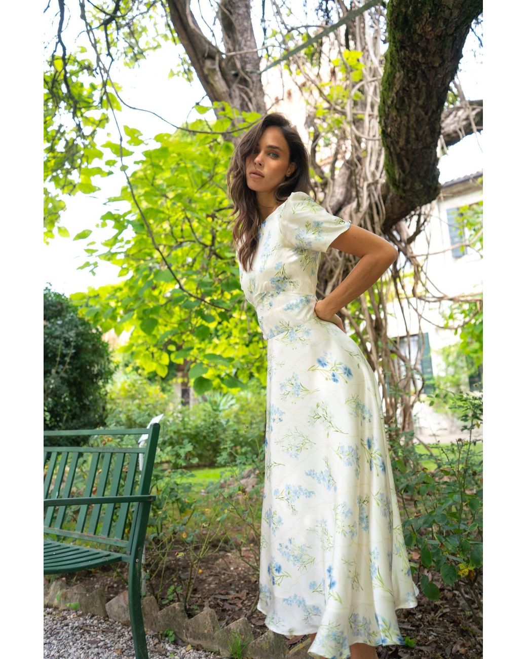 Sofia Tsereteli White Glimmer Gown